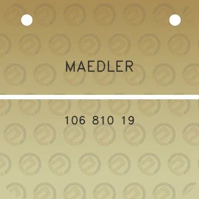 maedler-106-810-19