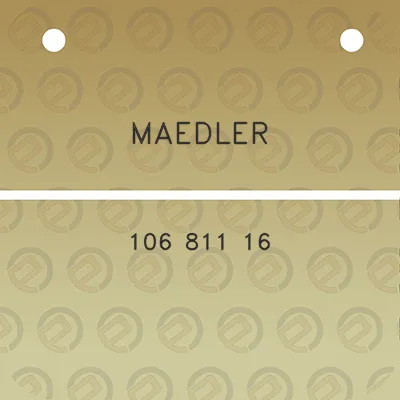 maedler-106-811-16