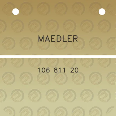 maedler-106-811-20