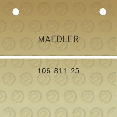 maedler-106-811-25