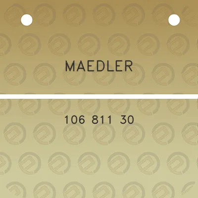 maedler-106-811-30