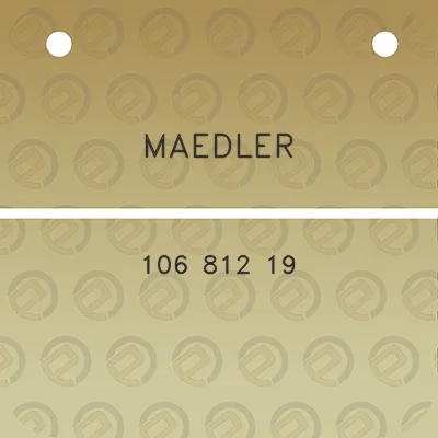 maedler-106-812-19