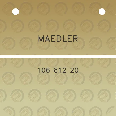 maedler-106-812-20