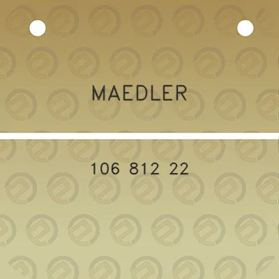 maedler-106-812-22