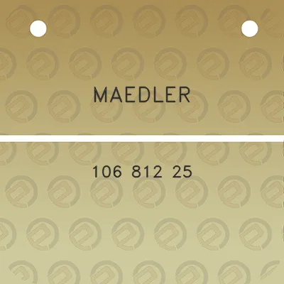 maedler-106-812-25