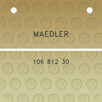 maedler-106-812-30