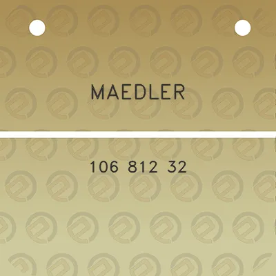 maedler-106-812-32