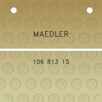 maedler-106-813-15