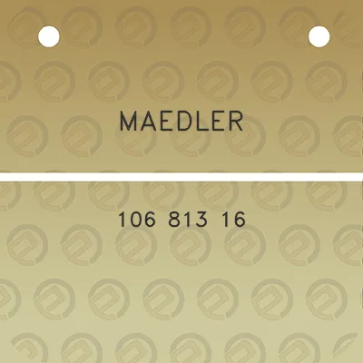 maedler-106-813-16