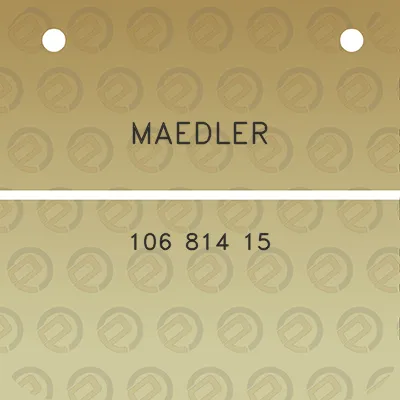 maedler-106-814-15