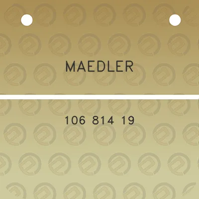 maedler-106-814-19