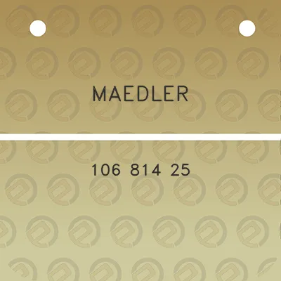 maedler-106-814-25