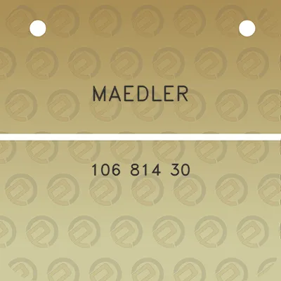 maedler-106-814-30