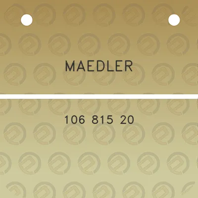 maedler-106-815-20