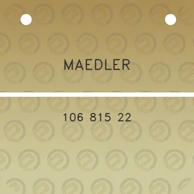 maedler-106-815-22