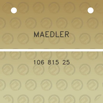 maedler-106-815-25