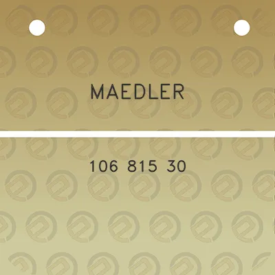 maedler-106-815-30