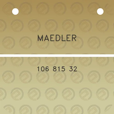 maedler-106-815-32