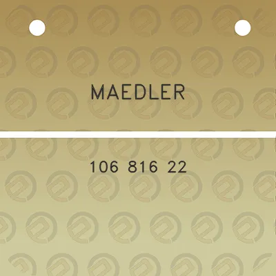 maedler-106-816-22