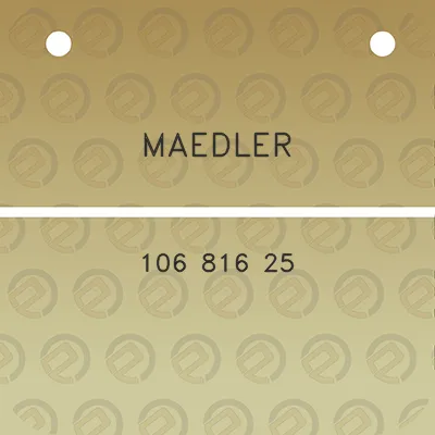 maedler-106-816-25