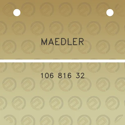 maedler-106-816-32