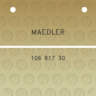 maedler-106-817-30