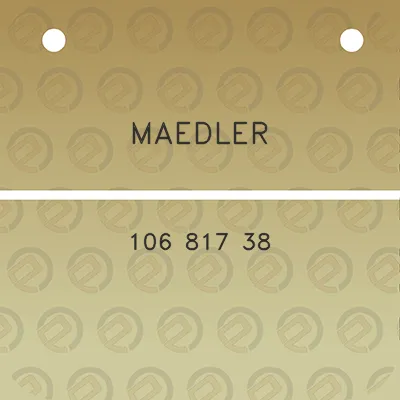 maedler-106-817-38