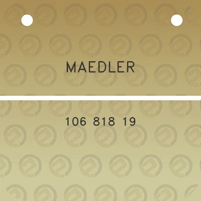 maedler-106-818-19