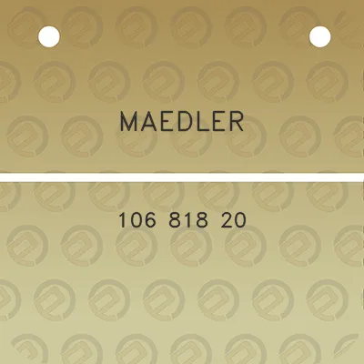 maedler-106-818-20