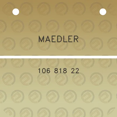 maedler-106-818-22