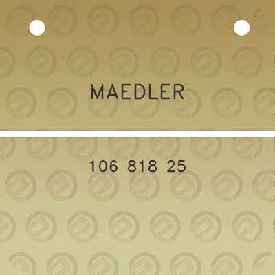 maedler-106-818-25