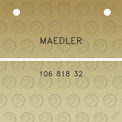 maedler-106-818-32