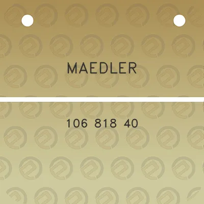 maedler-106-818-40