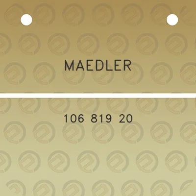 maedler-106-819-20