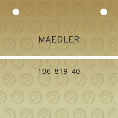 maedler-106-819-40