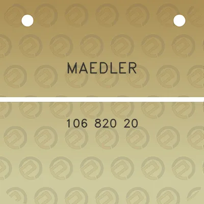 maedler-106-820-20