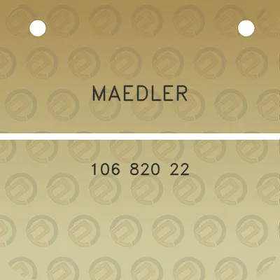 maedler-106-820-22