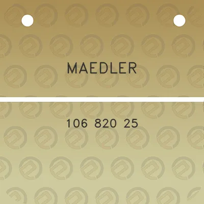 maedler-106-820-25