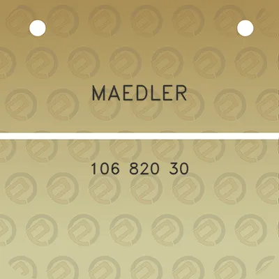 maedler-106-820-30