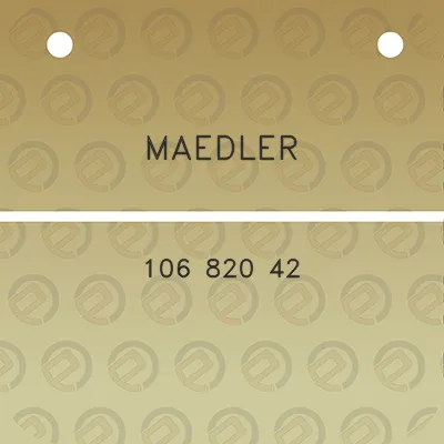 maedler-106-820-42