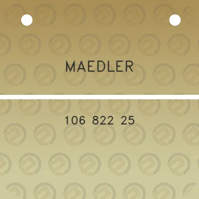 maedler-106-822-25