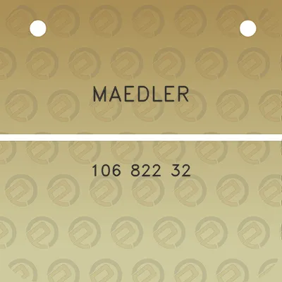 maedler-106-822-32