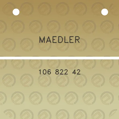 maedler-106-822-42