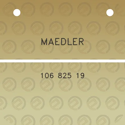 maedler-106-825-19