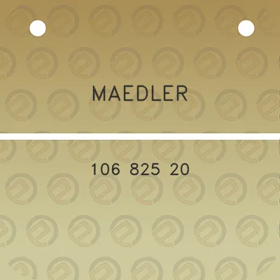 maedler-106-825-20