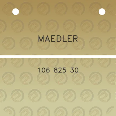 maedler-106-825-30