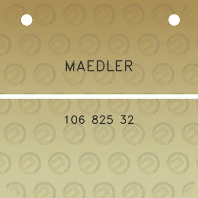 maedler-106-825-32