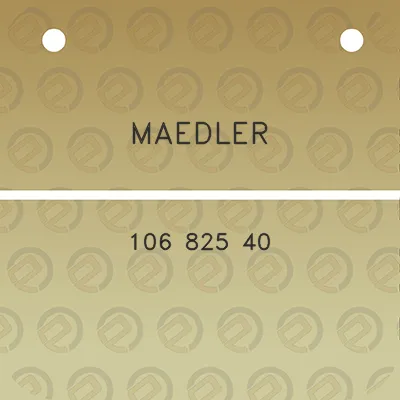 maedler-106-825-40