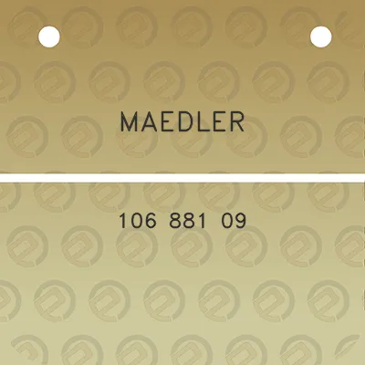 maedler-106-881-09