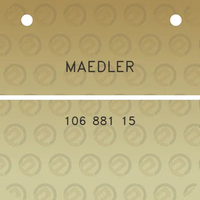 maedler-106-881-15